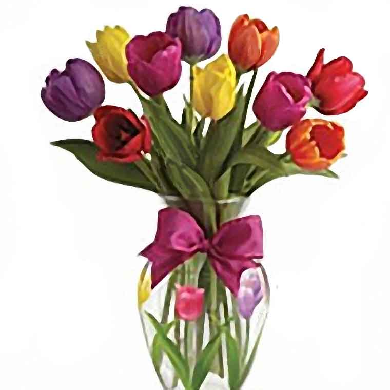 Arreglo Floral de Tulipanes de Florerias en el DF